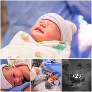 Unforgettable Arrival: Smiles and Love Greet Newborn After Four Days of Labor
