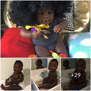 The Beauty of Diversity: Young Mom Celebrates Son’s Unique Black Skin