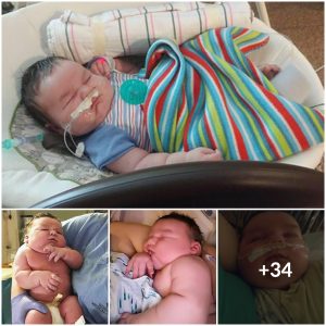 Mom of huge newborn describes shock and awe at giving birth to a 16-pound bundle of joy.