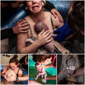 The Miracle of Birth Captured: Emotional Photographs of Moms and Babies After Water Birth”