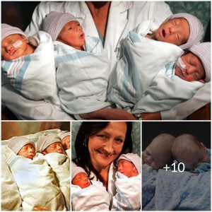Four Times the Joy: Mother Welcomes Natural Quadruplets