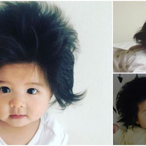 This Baby’s Hair Is So Intense You’d Think It’s Not Real, This Is How The Baby Looks Today