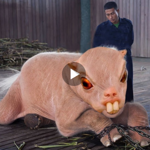 Panicked by the image of a strange animal discovered for the first time in China, scientists fear a biological war in the future (VIDEO)