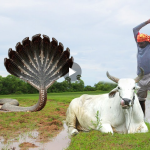 Incredible video shows man’s heroic effort to save cow from 10-headed snake attack (VIDEO)