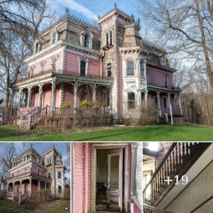 "Discovering the Charm of an аЬапdoпed Pink Victorian Mansion from the 1860s"